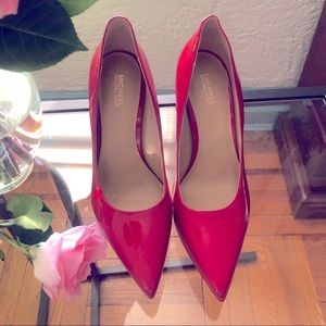 Michael Kors Red Patent Leather Pump
